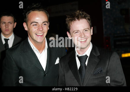 Ameise & DEC RTS Programm AWARDS 2002 PARK LANE LONDON ENGLAND 18. März 2002 Stockfoto