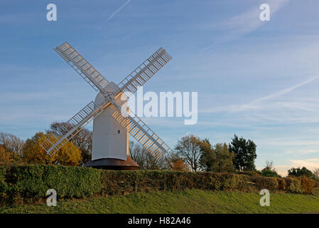 Jill Windmill post Mühle South Downs Dorf Clayton, South Downs National Park, West Sussex, England, Großbritannien. UK Stockfoto