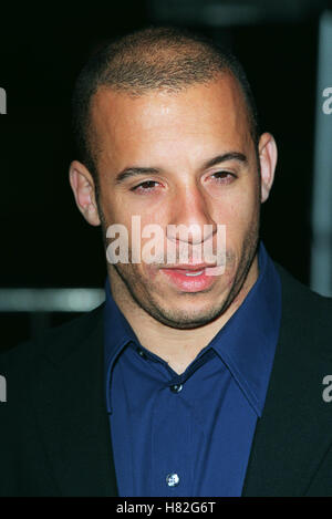 VIN DIESEL 15 Minuten PREMIER LOS ANGELES USA 1. März 2001 Stockfoto