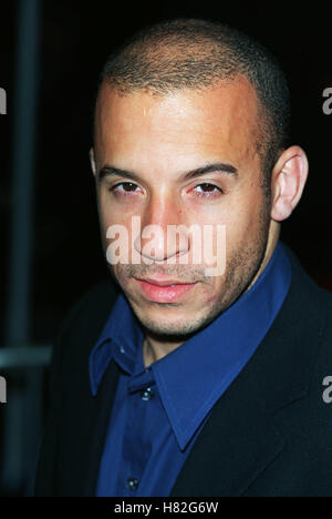 VIN DIESEL 15 Minuten PREMIER LOS ANGELES USA 1. März 2001 Stockfoto