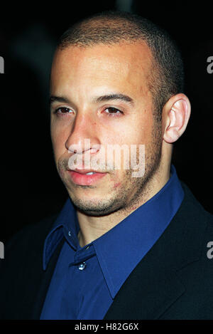 VIN DIESEL 15 Minuten PREMIER LOS ANGELES USA 1. März 2001 Stockfoto