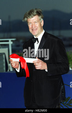 DAVID LYNCH CANNES FILM FESTIVAL CANNES Frankreich Europa 20. Mai 2001 Stockfoto