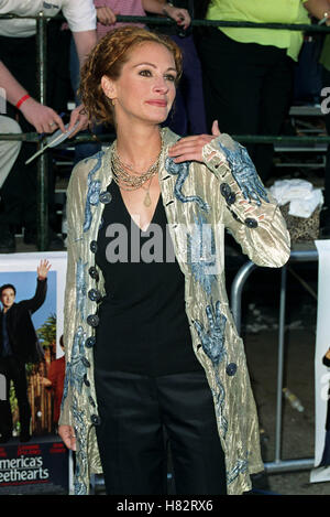 JULIA ROBERTS AMERICA SWEETHEARTS PREMIERE L.A. WESTWOOD LOS ANGELES USA 17. Juli 2001 Stockfoto