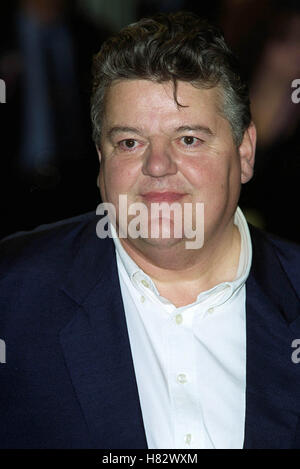 ROBBIE COLTRANE Weltpremiere 'HARRY POTTER' LEICESTER SQ LONDON ENGLAND 4. November 2001 Stockfoto