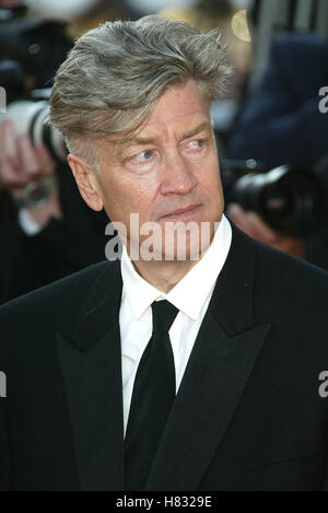 DAVID LYNCH CANNES FILM FESTIVAL CANNES FILM FESTIVAL CANNES Frankreich 16. Mai 2002 Stockfoto