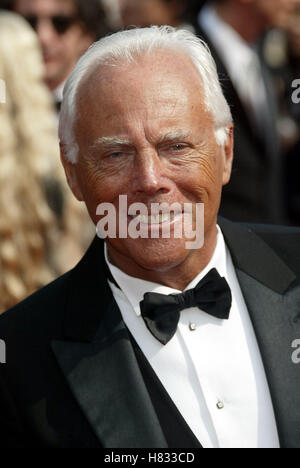 GIORGIO ARMANI CANNES FILM FESTIVAL 2002 CANNES FILM FESTIVAL CANNES Frankreich 20 Mai 2002 Stockfoto