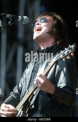 GAZ COOMBES einer großen Sonntag LEICESTER VICTORIA PARK LEICESTER 8. September 2002 Stockfoto