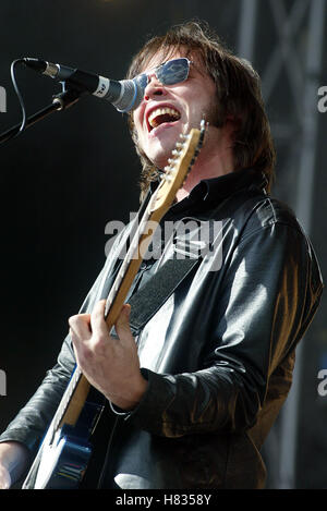 GAZ COOMBES einer großen Sonntag LEICESTER VICTORIA PARK LEICESTER 8. September 2002 Stockfoto