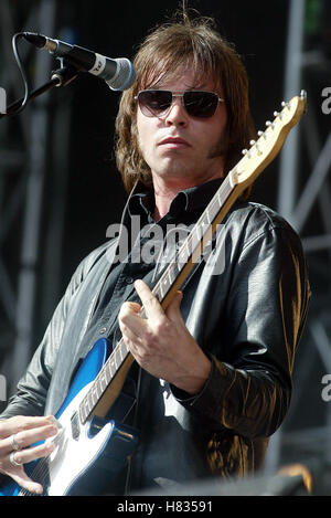 GAZ COOMBES einer großen Sonntag LEICESTER VICTORIA PARK LEICESTER 8. September 2002 Stockfoto