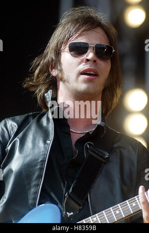 GAZ COOMBES einer großen Sonntag LEICESTER VICTORIA PARK LEICESTER 8. September 2002 Stockfoto