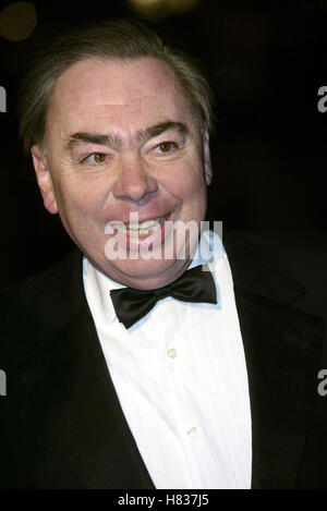 ANDREW LLOYD WEBBER sterben ein weiterer Tag (JAMES BOND) PREMIERE Londoner ROYAL ALBERT HALL LONDON ENGLAND 18. November 2002 Stockfoto