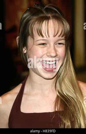 BRIE LARSON die Zeitmaschine FILM PREMIERE WESTWOOD LOS ANGELES USA 4. März 2002 Stockfoto