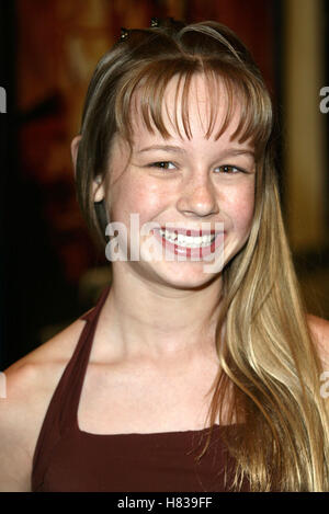 BRIE LARSON die Zeitmaschine FILM PREMIERE WESTWOOD LOS ANGELES USA 4. März 2002 Stockfoto