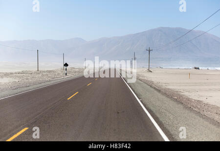 Panamericana in Peru Stockfoto