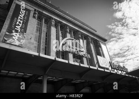 Leipzig Train Station, HBH, Deutschland Stockfoto