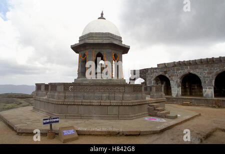 Shivaji des Samadhi in Raigad Fort, Maharashtra, Indien Stockfoto