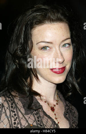 MOLLY PARKER GEBRECHLICHKEIT Filmpremiere SANTA MONICA LOS ANGELES USA 9. April 2002 Stockfoto