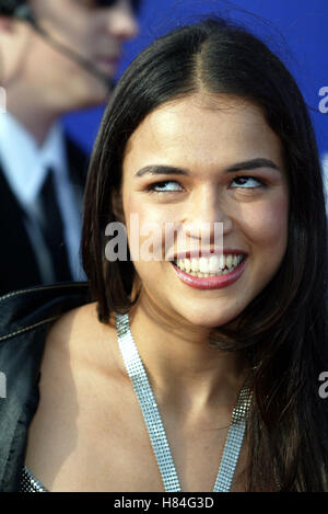 MICHELLE RODRIGUEZ 2002 WORLD STUNT AWARDS SANTA MONICA LOS ANGELES USA 19 Mai 2002 Stockfoto