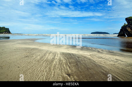 Tajor Strand im Bako Nationalpark Stockfoto