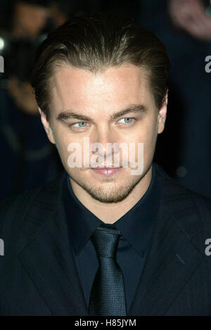 LEONARDO DICAPRIO "CATCH ME IF YOU CAN" PREMIERE EMPIRE THEATER LEICESTER SQ LONDON ENGLAND 27. Januar 2003 Stockfoto