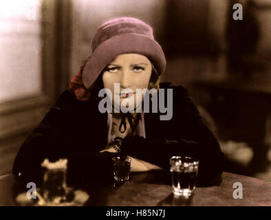 Anna Christie, (ANNA CHRISTIE) USA 1930, Regie: Clarence Brown, GRETA GARBO, Stichwort: Glas Stockfoto