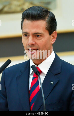 Buenos Aires, Argentinien. 29. Juli 2016. Der Präsident von Mexiko Enrique Pena Nieto während eines Besuchs in Argentinien. Stockfoto