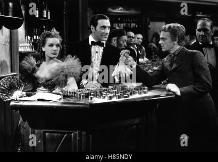 Frisco Kid, (FRISCO KID) USA 1935 s/w, Regie: Lloyd Bacon, LILY DAMITA, RICARDO CORTEZ, JAMES CAGNEY, Schlüssel: Tresen, Münzen, Geld, Limousine Stockfoto