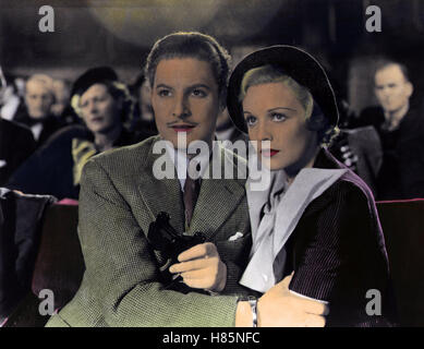 39 Stufen, (die 39 Stufen) GB 1935, Regie: Alfred Hitchcock, ROBERT DONAT, MADELEINE CARROLL Stockfoto