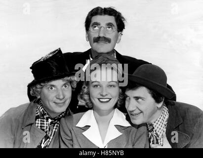 Sterben die Marx Brothers Im Zirkus, (die MARX BROTHERS im Zirkus) USA 1939, Regie: Edward Buzzel, HARPO MARX MARX, Eva GARDEN, GROUCHO MARX + CHICO MARX, Stockfoto