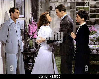 Sterben die Nacht Vor der Hochzeit (THE PHILADELPHIA STORY) USA 1940, Regie: George Cukor, CARY GRANT, KATHARINE HEPBURN, JAMES STEWART, RUTH HUSSEY Stockfoto