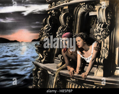 Der Seeräuber, (der schwarze Schwan) USA 1942, Regie: Henry King, TYRONE POWER, MAUREEN O'HARA, Stichwort: Schiff, Meer, Raummotive Stockfoto
