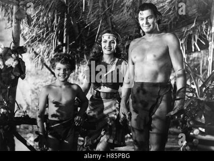 Tarzan Und Die Nazis, USA (TARZAN TRIUMPHS) 1943 s/w, Regie: Wilhelm Thiele, JOHNNY SHEFFIELD, FRANCES GIFFORD, JOHNNY WEISSMÜLLER: Stockfoto