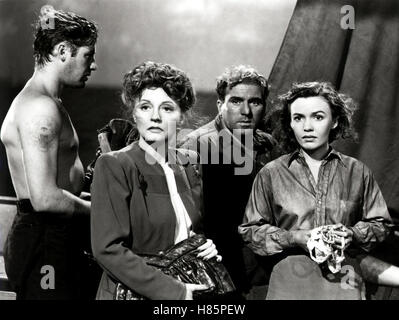 Das Rettungsboot (LIFEBOAT) USA 1944, Regie: Alfred Hitchcock, JOHN HODIAK TALLULAH BANKHEAD WILLIAM BENDIX + MARY ANDERSON Stockfoto