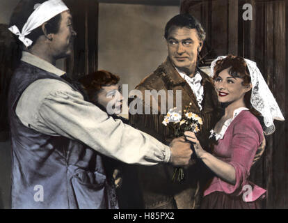 Die Unbesiegten (UNCONQUERED) USA 1947, Regie: Cecil, GARY COOPER, PAULETTE GODDARD, Stichwort: Blumenstrauß Stockfoto