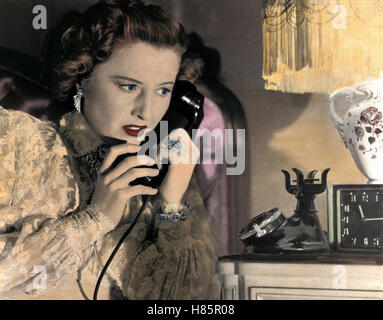 Du Lebst Noch 105 Minuten (SORRY, WRONG NUMBER) USA 1948 s/w, Regie: BARBARA STANWYCK, Lucille Fletcher, Stichwort: Telefon Stockfoto