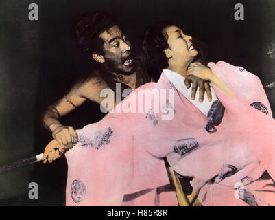 Rashomon - Das Lustwäldchen, (RASHOMON) JAP 1950, Regie: Akira Kurosawa, TOSHIRO MIFUNE, MACHIKO KYO, Stichwort: Messer, Kampf Stockfoto