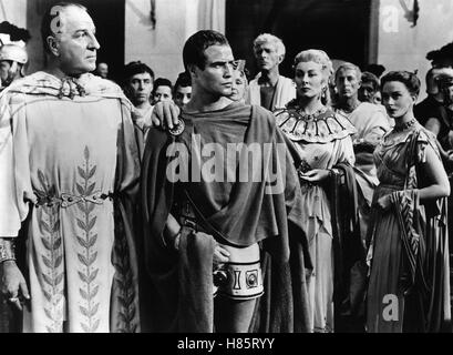 Julius Caesar (JULIUS CAESAR) USA 1953, Regie: Mankiewicz, LOUIS CALHERN, MARLON BRANDO, GREER GARSON, Stichwort: Toga Stockfoto