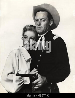 Verrat im Fort Bravo (ESCAPE von FORT BRAVO) USA 1953, Regie: John Sturges, ELEANOR PARKER, WILLIAM HOLDEN, Stichwort: Revolver Stockfoto