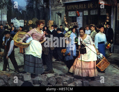 French Cancan, F (französische CANCAN) 1955, Regie: Jean Renoir, FRANCOISE ARNOUL (li) Stichwort: Wäscherin Stockfoto