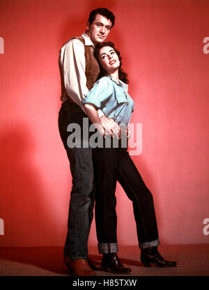 Giganten (GIANT) USA 1956, Regie: George Stevens, ROCK HUDSON, ELIZABETH TAYLOR, Stichwort: Paar Stockfoto