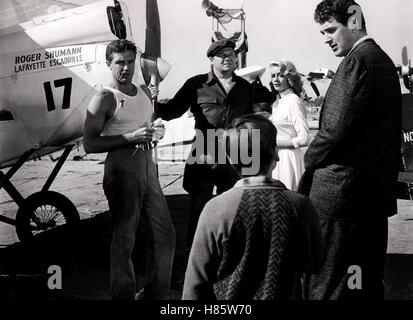 Duell in Den Wolken, s/w (THE TARNISHED ANGELS) USA 1957, Regie: Douglas Sirk, ROCK HUDSON, ROBERT STACK, JACK CARSON und DOROTHY MALONE Stockfoto