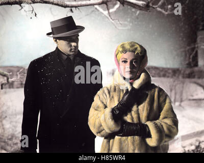 Solange es Menschen Gibt (IMITATION OF LIFE) USA 1959, Regie: Douglas Sirk, JOHN GAVIN, LANA TURNER, Stichwort: Winter, Schnee Stockfoto