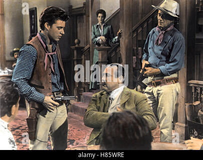 Rio Bravo, (RIO BRAVO) USA 1959, Regie: Howard Hawks, RICKY NELSON (li), JOHN WAYNE (re), ANGIE DICKINSON (Hallo) Stockfoto