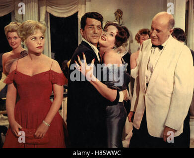 Wie Eilande - Komme ins Haus (BELLS ARE RINGING) USA 1959, Regie: Vincente Minelli, JUDY HOLLYDAY (li), DEAN MARTIN, Stichwort: Party, Tanzen Stockfoto