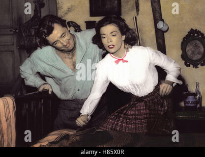 Hügel des Schreckens (THE ANGRY HILLS) USA 1959, Regie: Robert Aldrich, ROBERT MITCHUM, ELISABETH MÜLLER Stockfoto