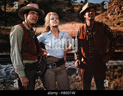 Cat Ballou - Hängen Sollst Du in Wyoming (CAT BALLOU) USA 1965, Regie: MICHAEL CALLAN, JANE FONDA, DWAYNE HICKMAN, Elliott Silverstein, Stichwort: Cowboys Stockfoto