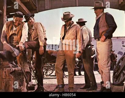 Sterben die Vier Söhne der Katie Elder, (die Söhne der KATIE ELDER) USA 1965, Regie: Henry Hathaway, DEAN MARTIN, MICHAEL ANDERSON jr., EARL HOLLIMAN + JOHN WAYNE Stockfoto