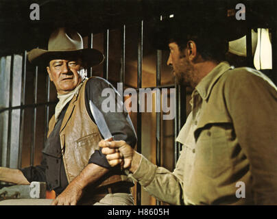 Die Vier Söhne der Katie Elder (die Söhne der KATIE ELDER) USA 1965, Regie: Henry Hathaway, JOHN WAYNE + DEAN MARTIN Stockfoto