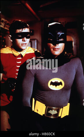 Batman Hält Die Welt in Atem (BATMAN) USA 1966-Regie: Leslie H. Martinson BURT WARD, ADAM WEST Stockfoto