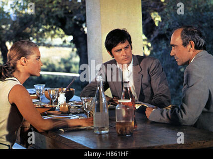 Der Swimmingpool, (LA PISCINE) F-IT 1968, Regie: Jacques Deray, ROMY SCHNEIDER, ALAIN DELON, PAUL CRAUCHET Stockfoto